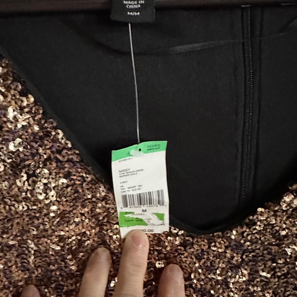 Sequin gold dress - Picture 3 of 3